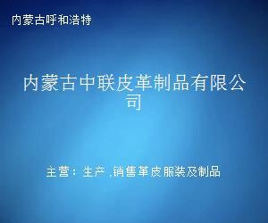 内蒙古中联皮革制品